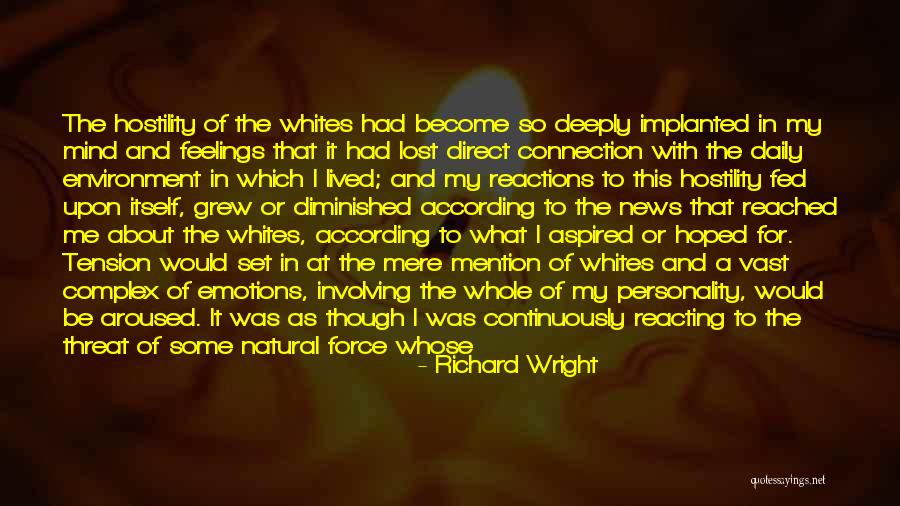 Tension Of Life Quotes By Richard Wright Tension Of Life Quotes By Richard Wright