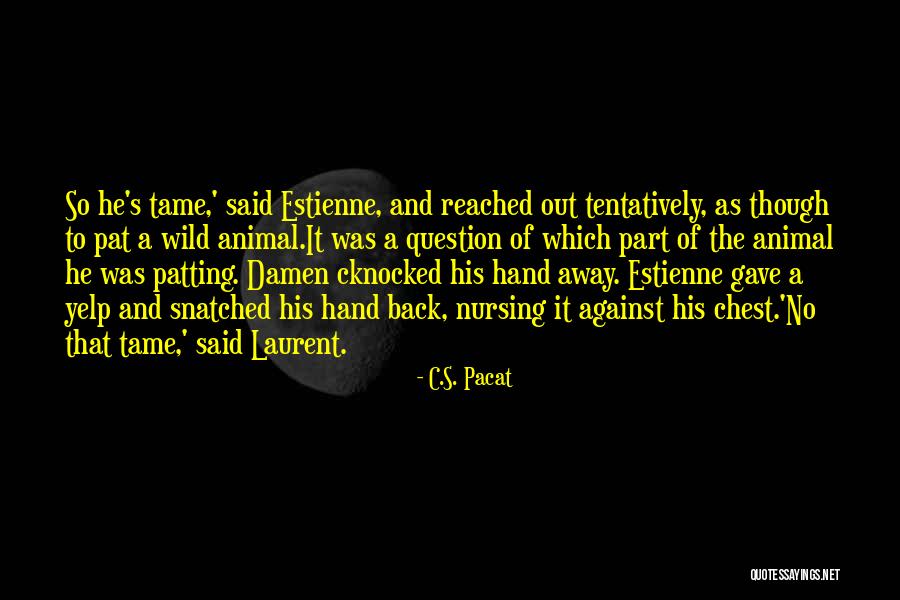 Tentatively Quotes By C.S. Pacat Tentatively Quotes By C.S. Pacat