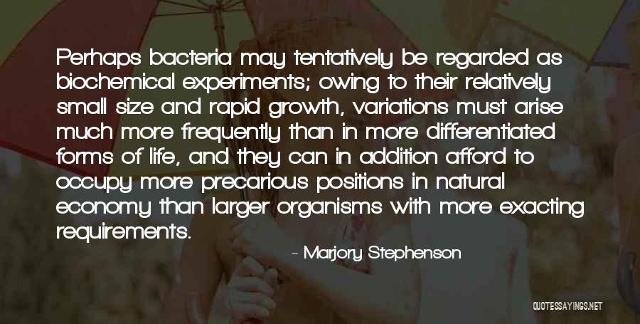 Tentatively Quotes By Marjory Stephenson Tentatively Quotes By Marjory Stephenson
