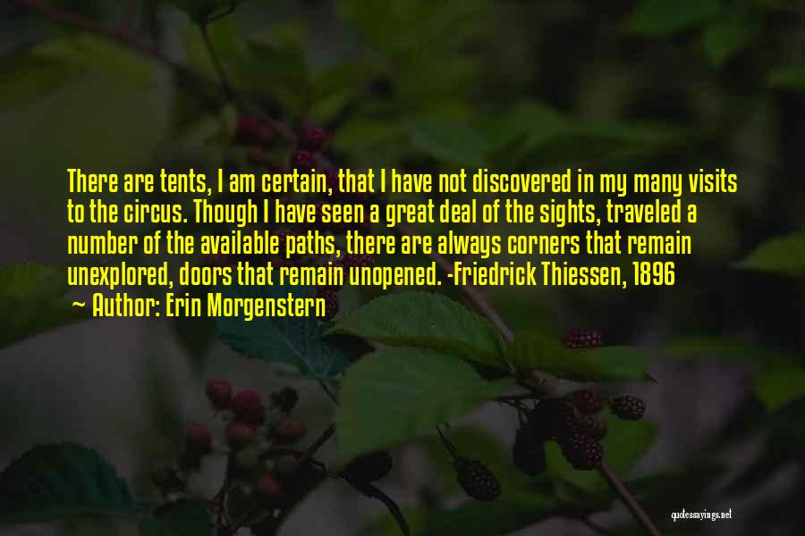 Tents Quotes By Erin Morgenstern