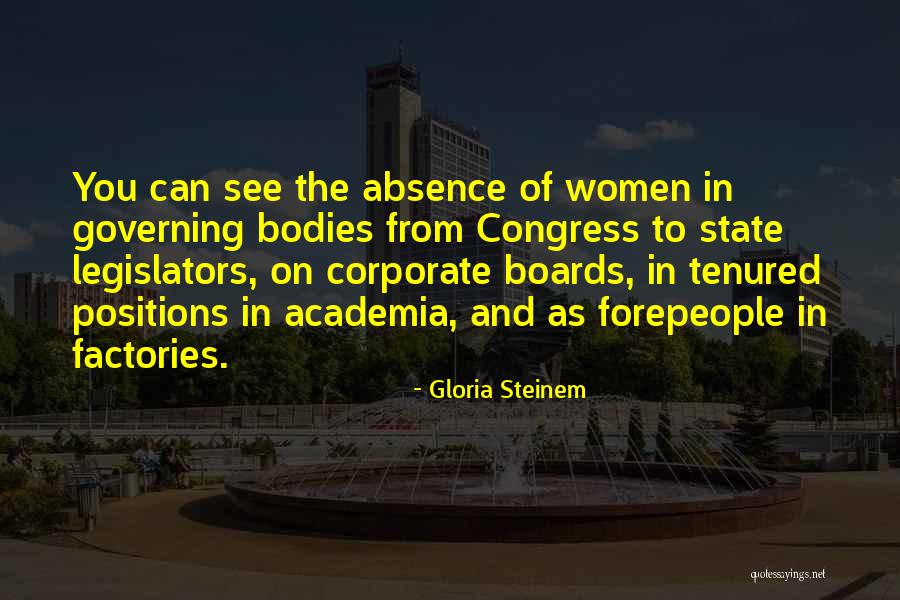 Tenured Quotes By Gloria Steinem Tenured Quotes By Gloria Steinem
