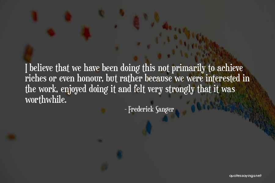 Teodicea Leibniz Quotes By Frederick Sanger Teodicea Leibniz Quotes By Frederick Sanger