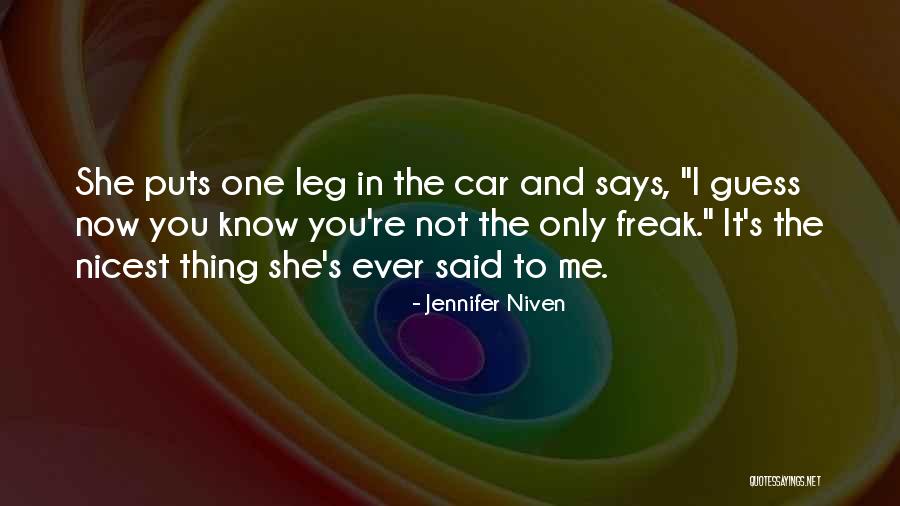 Terabai Iban Quotes By Jennifer Niven Terabai Iban Quotes By Jennifer Niven