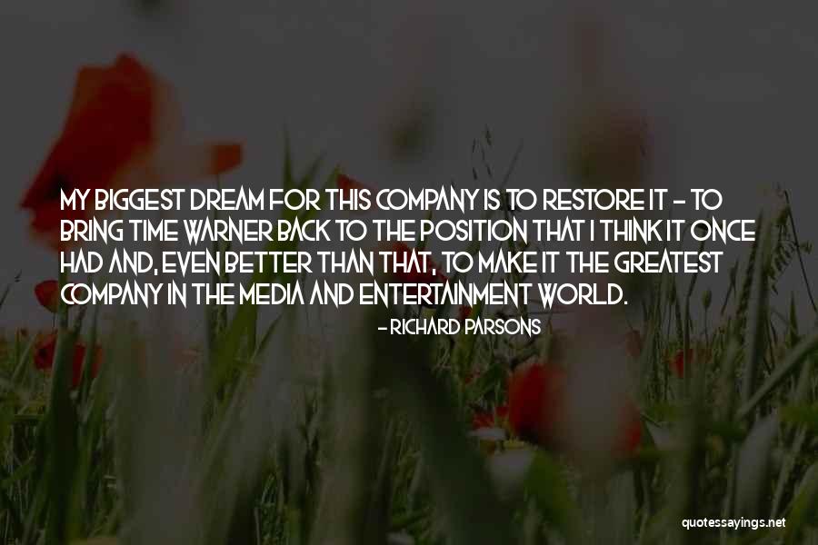 Terasen Quotes By Richard Parsons Terasen Quotes By Richard Parsons