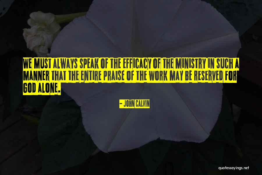 Terbilang Pada Quotes By John Calvin