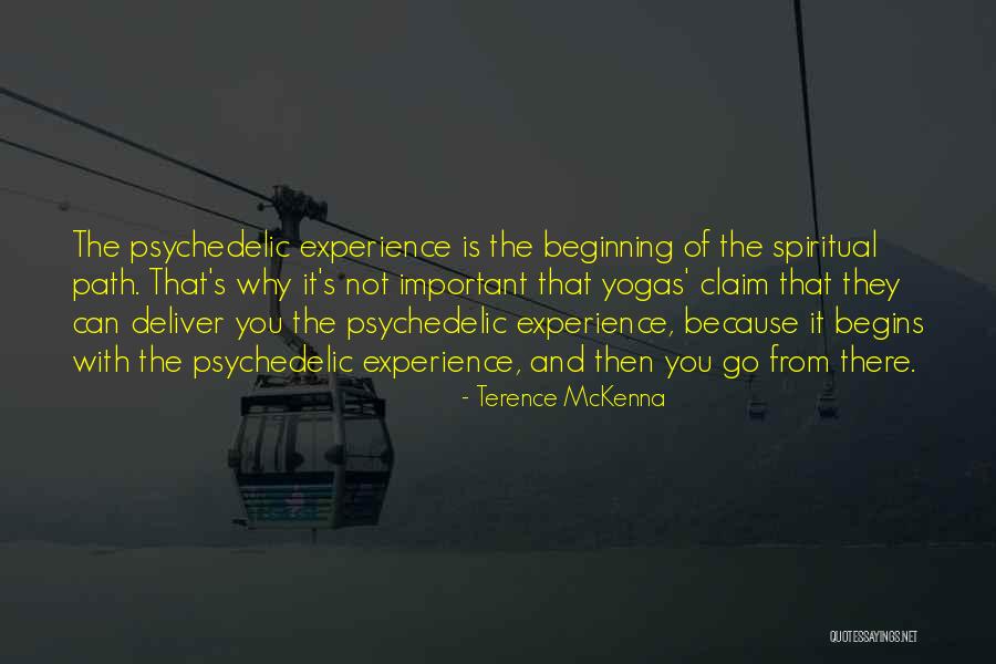 Terence Mckenna Just Because Quotes By Terence McKenna