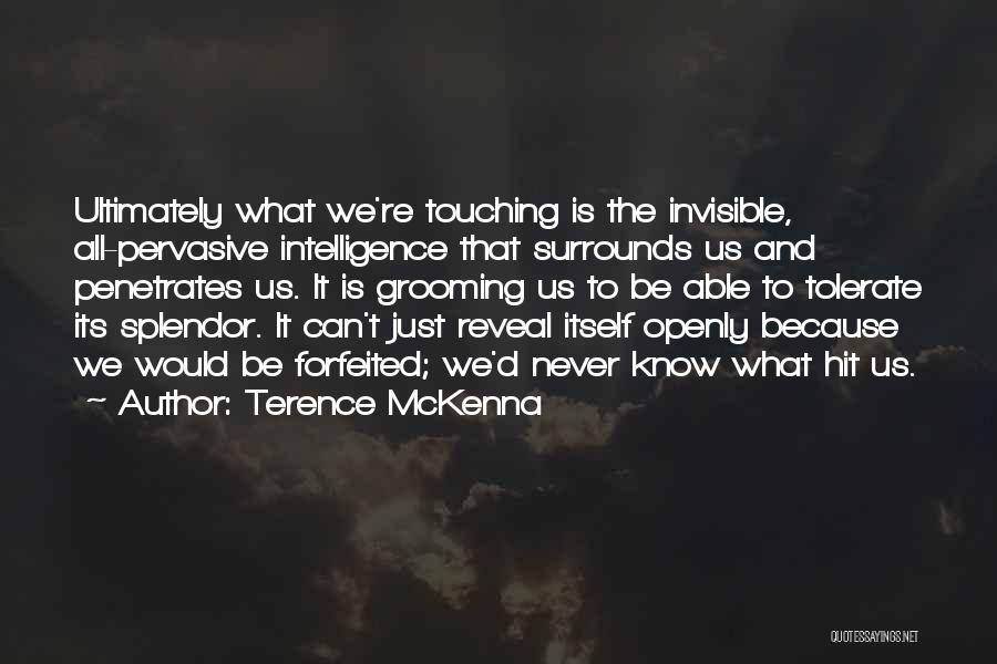 Terence Mckenna Just Because Quotes By Terence McKenna