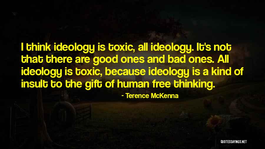 Terence Mckenna Just Because Quotes By Terence McKenna