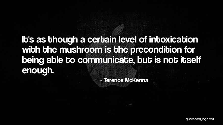 Terence Mckenna Mushroom Quotes By Terence McKenna