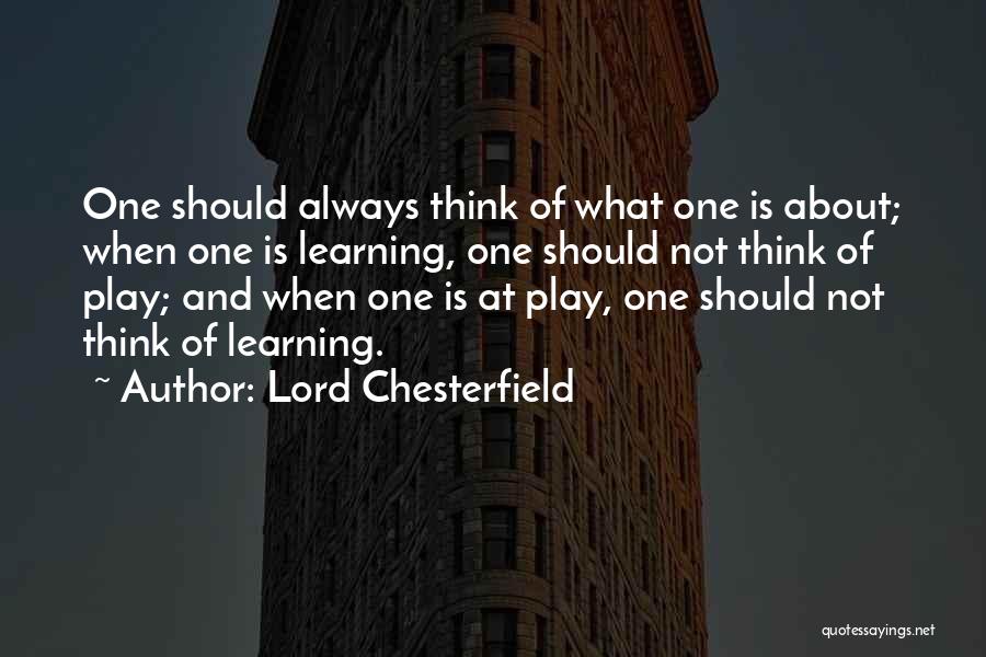 Terianne Moore Quotes By Lord Chesterfield