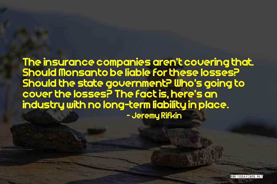 Term Insurance Quotes By Jeremy Rifkin