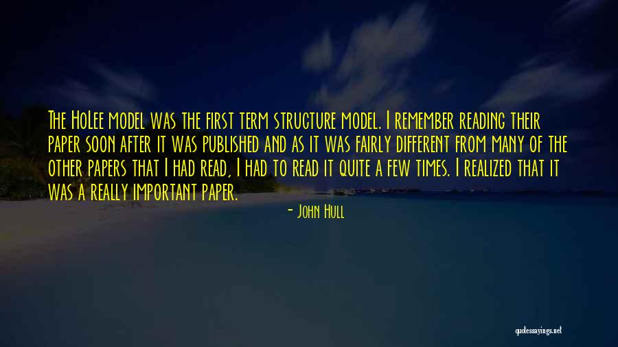Term Paper Quotes By John Hull Term Paper Quotes By John Hull