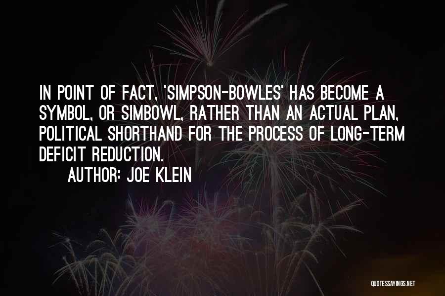 Term Plan Quotes By Joe Klein