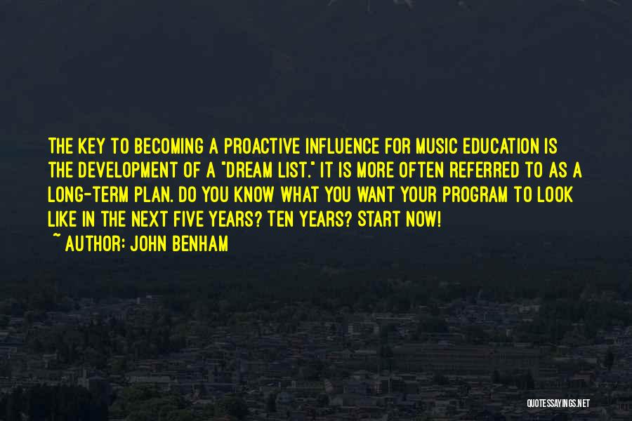 Term Plan Quotes By John Benham