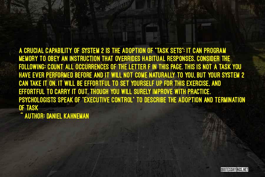 Termination Quotes By Daniel Kahneman