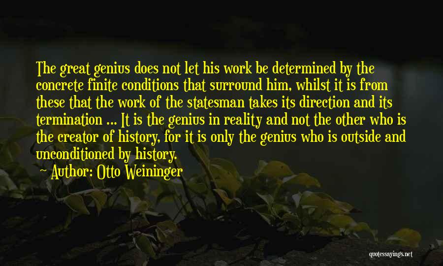 Termination Quotes By Otto Weininger