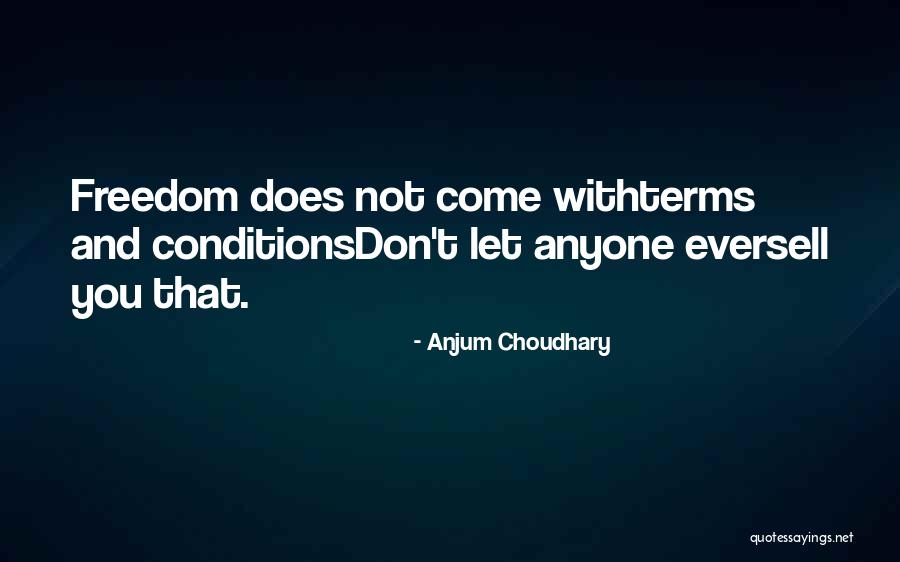 Terms Conditions Quotes By Anjum Choudhary