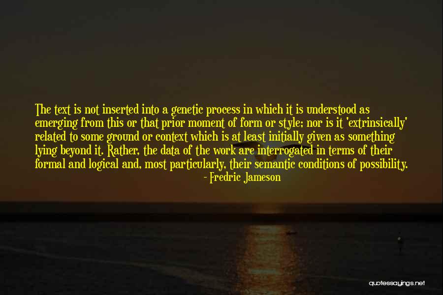 Terms Conditions Quotes By Fredric Jameson