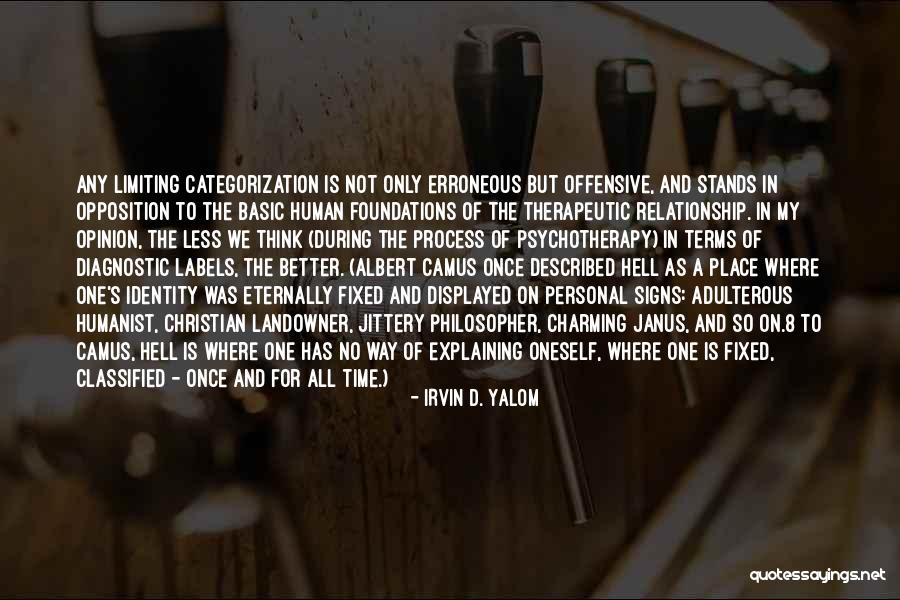 Terms In A Relationship Quotes By Irvin D. Yalom Terms In A Relationship Quotes By Irvin D. Yalom