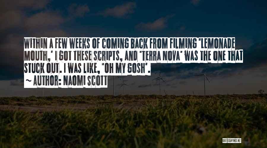 Terra Nova Quotes By Naomi Scott