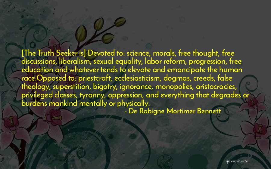 Terrena Samana Quotes By De Robigne Mortimer Bennett Terrena Samana Quotes By De Robigne Mortimer Bennett