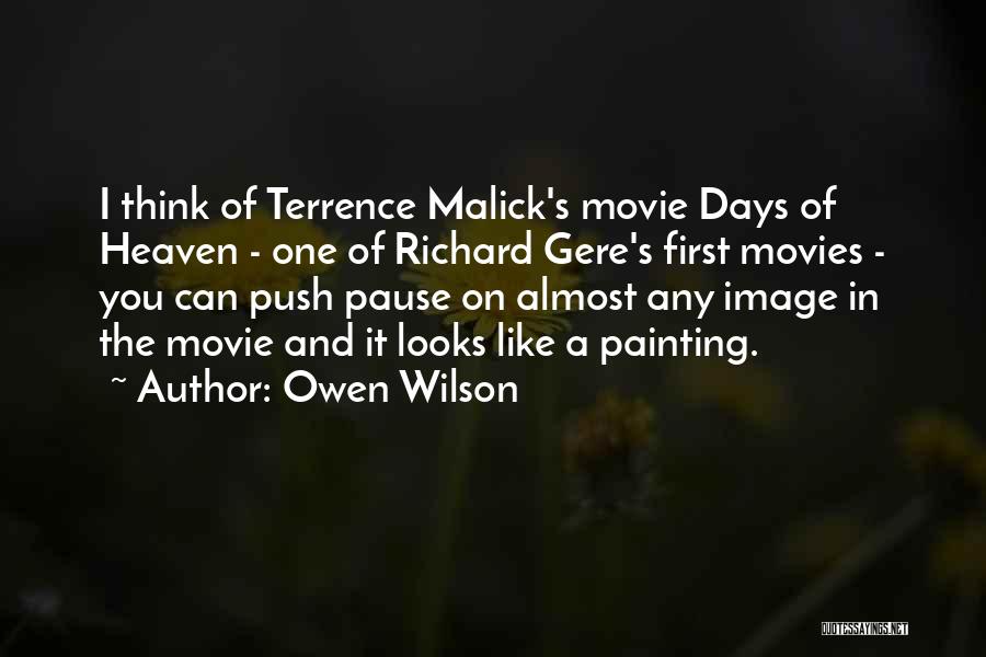 Terrence Malick To The Wonder Quotes By Owen Wilson