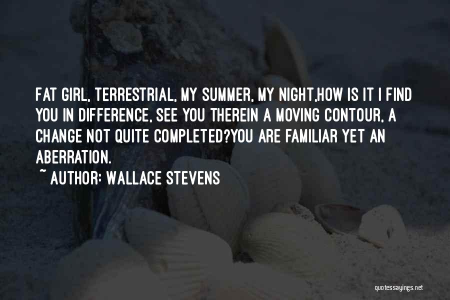 Terrestrial Quotes By Wallace Stevens