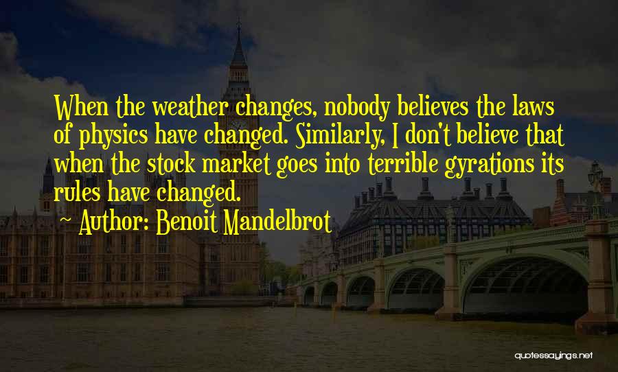 Terrible In Laws Quotes By Benoit Mandelbrot
