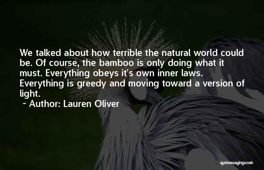 Terrible In Laws Quotes By Lauren Oliver