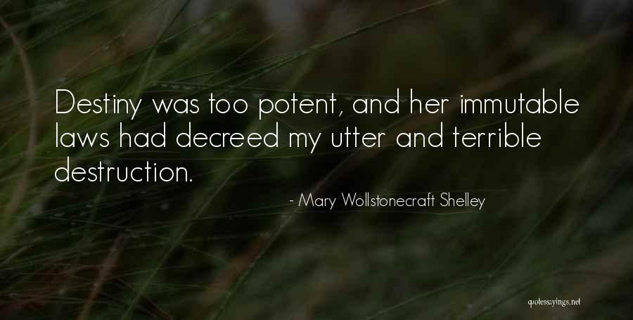 Terrible In Laws Quotes By Mary Wollstonecraft Shelley