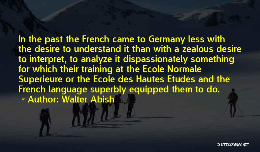 Terriblement Efficace Quotes By Walter Abish