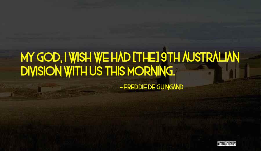 Terricka Cromartie Quotes By Freddie De Guingand Terricka Cromartie Quotes By Freddie De Guingand