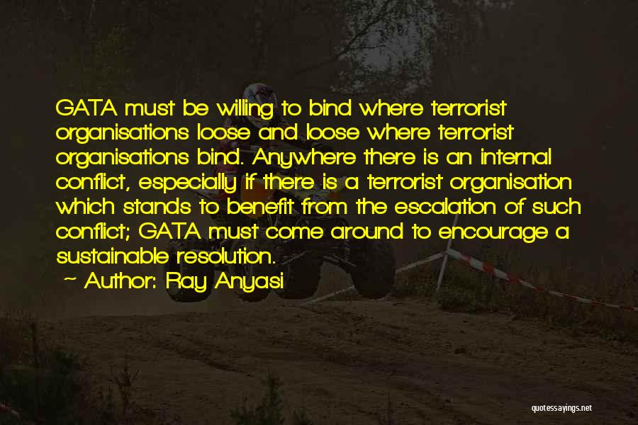 Terrorism And Peace Quotes By Ray Anyasi