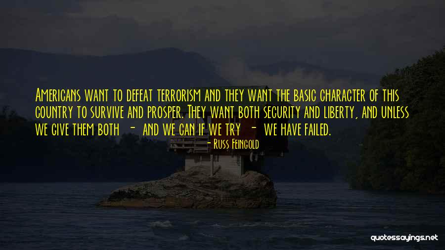 Terrorism And Security Quotes By Russ Feingold Terrorism And Security Quotes By Russ Feingold