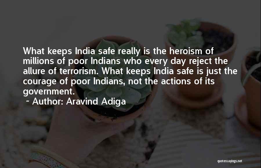Terrorism In India Quotes By Aravind Adiga