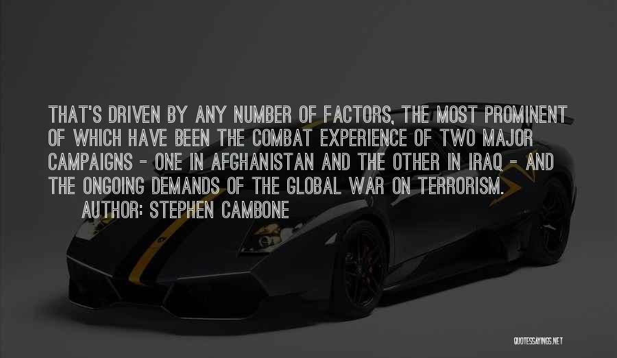 Terrorism Quotes By Stephen Cambone