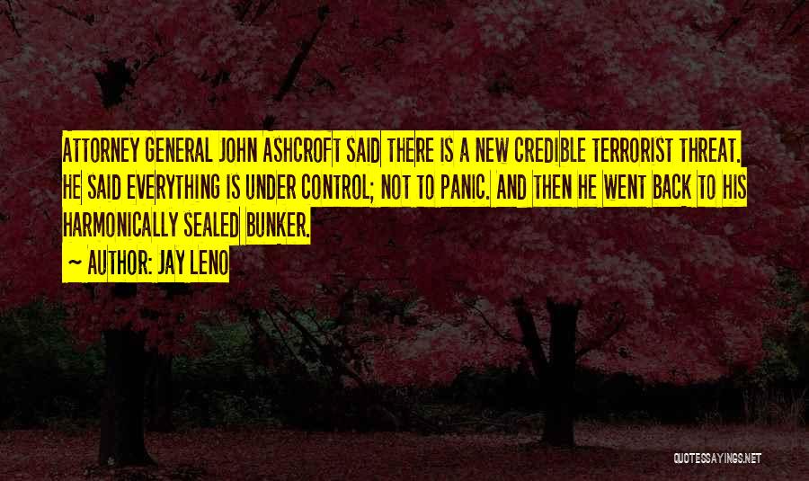 Terrorist Quotes By Jay Leno