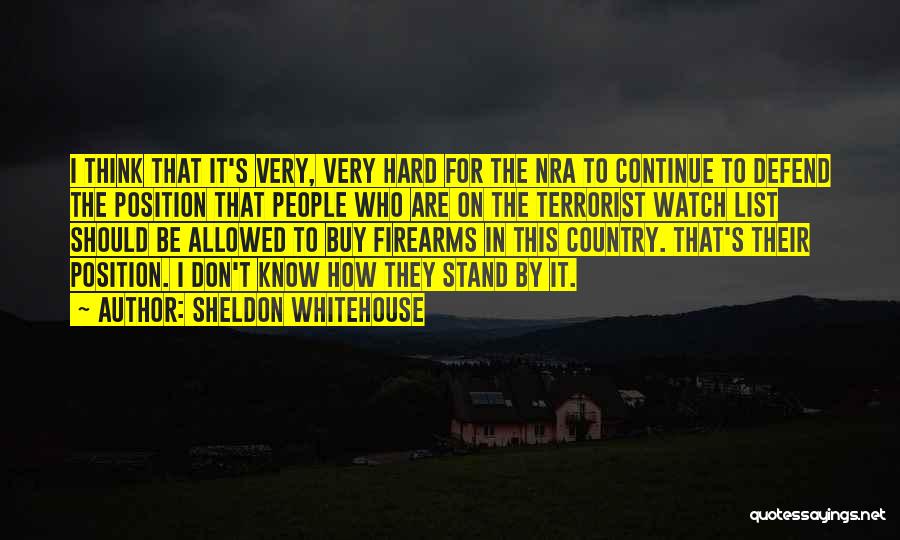 Terrorist Quotes By Sheldon Whitehouse