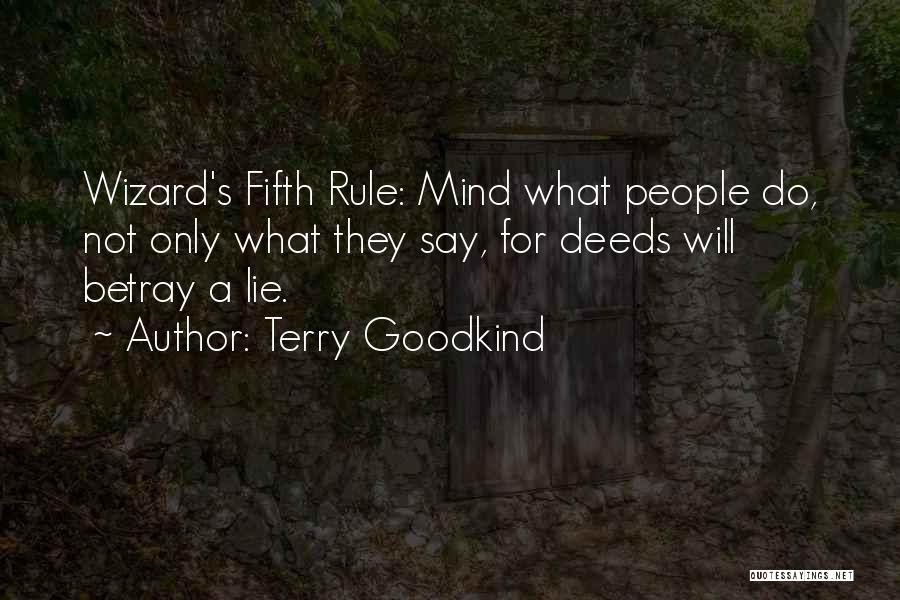 Terry Goodkind Zedd Quotes By Terry Goodkind