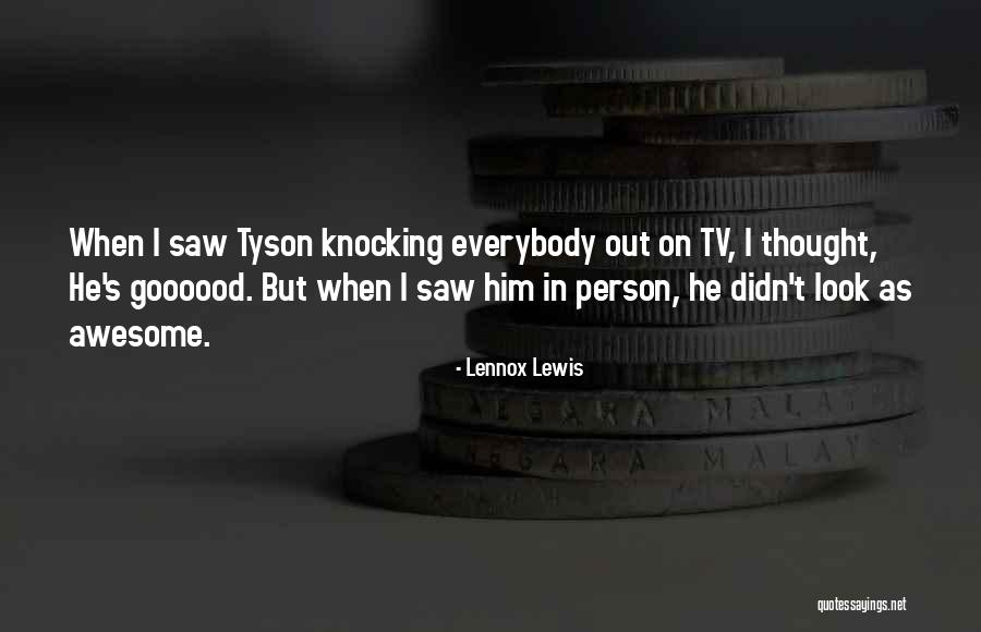 Terttu Kangas Quotes By Lennox Lewis Terttu Kangas Quotes By Lennox Lewis