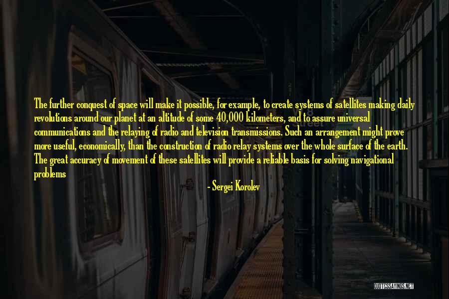 Teselli Nedir Quotes By Sergei Korolev