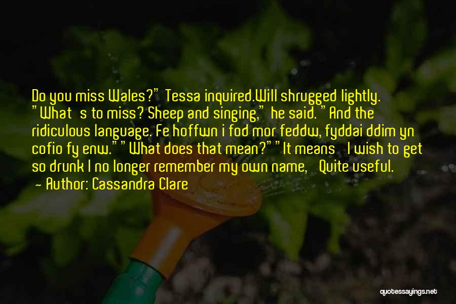 Tessa And Will Quotes By Cassandra Clare