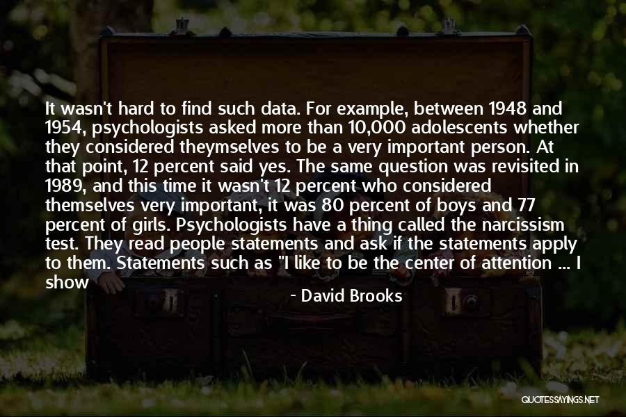 Test Called Quotes By David Brooks Test Called Quotes By David Brooks