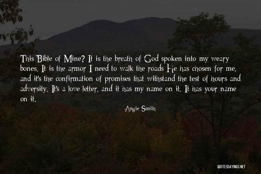 Test My Love Quotes By Angie Smith Test My Love Quotes By Angie Smith