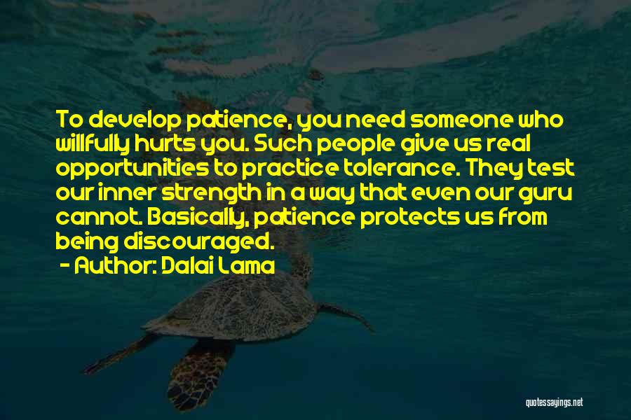 Test My Strength Quotes By Dalai Lama
