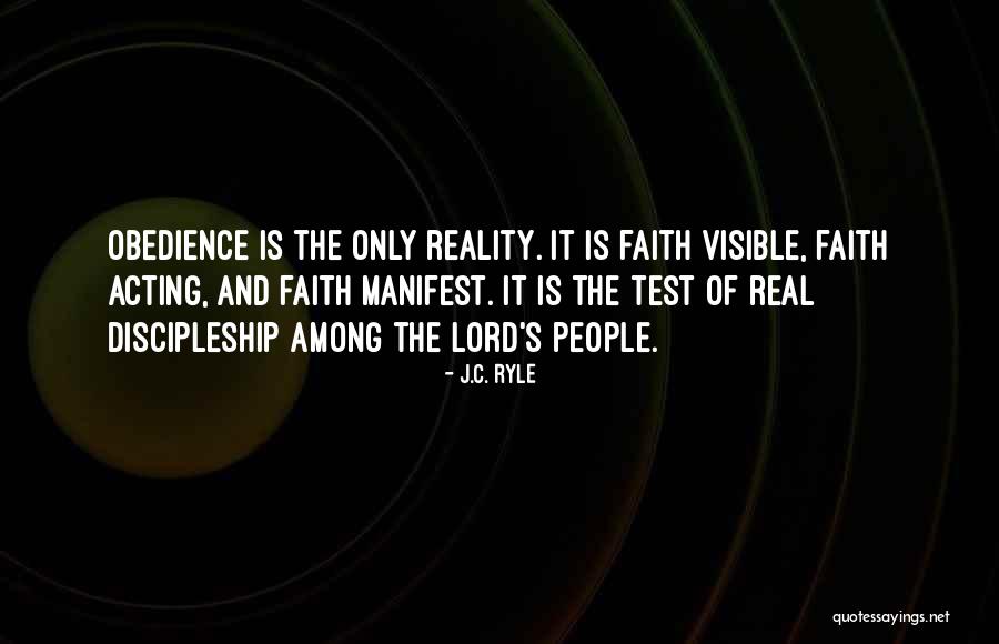 Test Of Faith Quotes By J.C. Ryle Test Of Faith Quotes By J.C. Ryle
