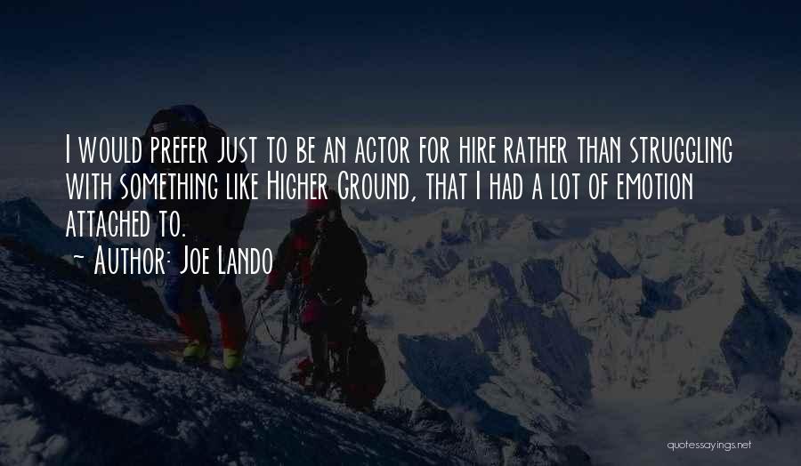 Test San Francisco Quotes By Joe Lando