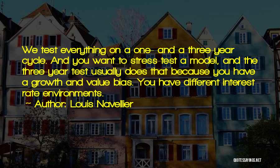 Test Stress Quotes By Louis Navellier