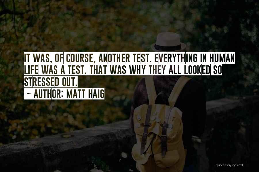 Test Stress Quotes By Matt Haig