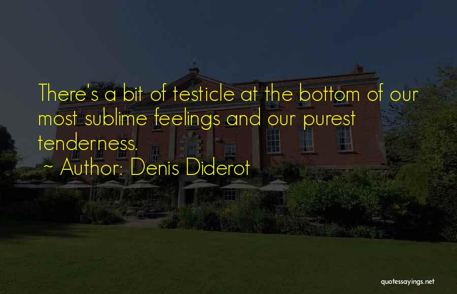 Testicles Quotes By Denis Diderot